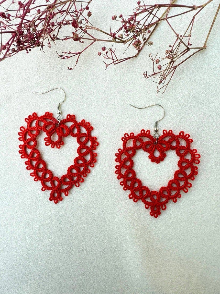 Flaming Heart Earrings image 1