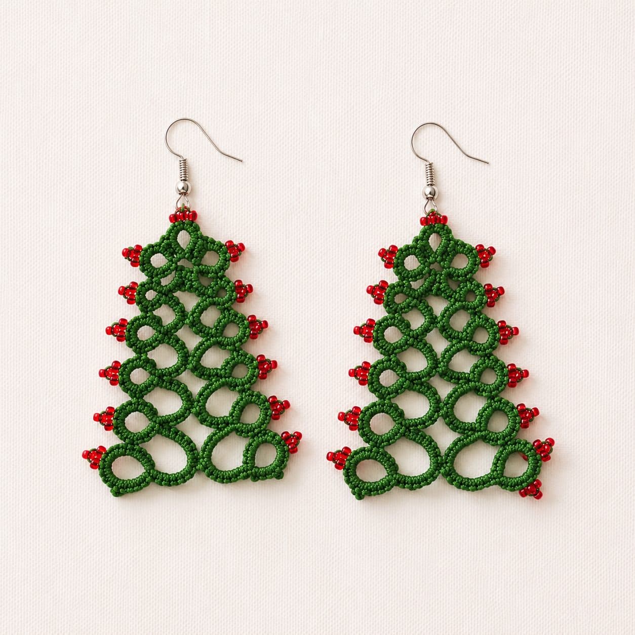 Christmas Tree Earrings image 1