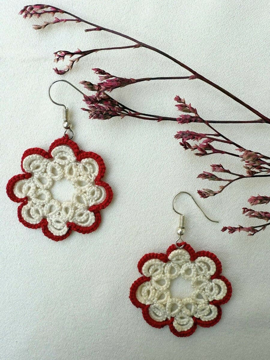Snowberry Bloom Earrings image 2
