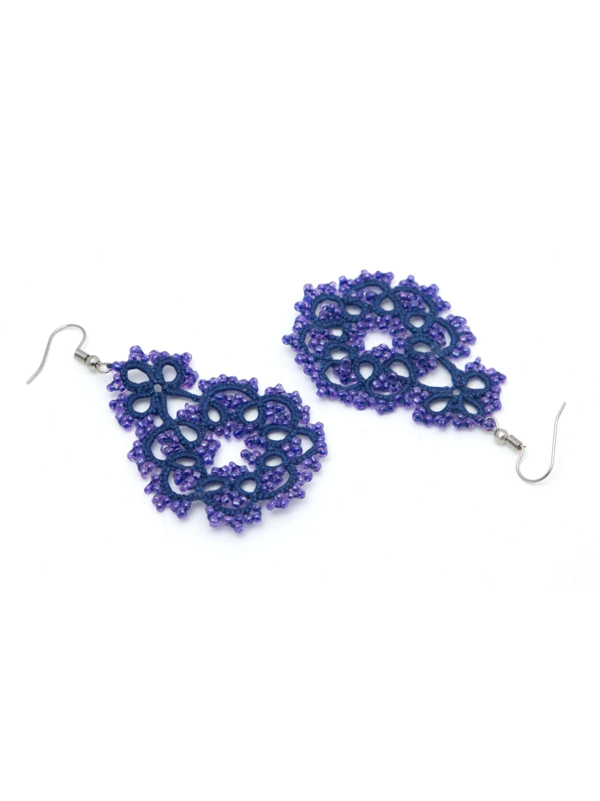 Indigo Whirl Earrings image 2
