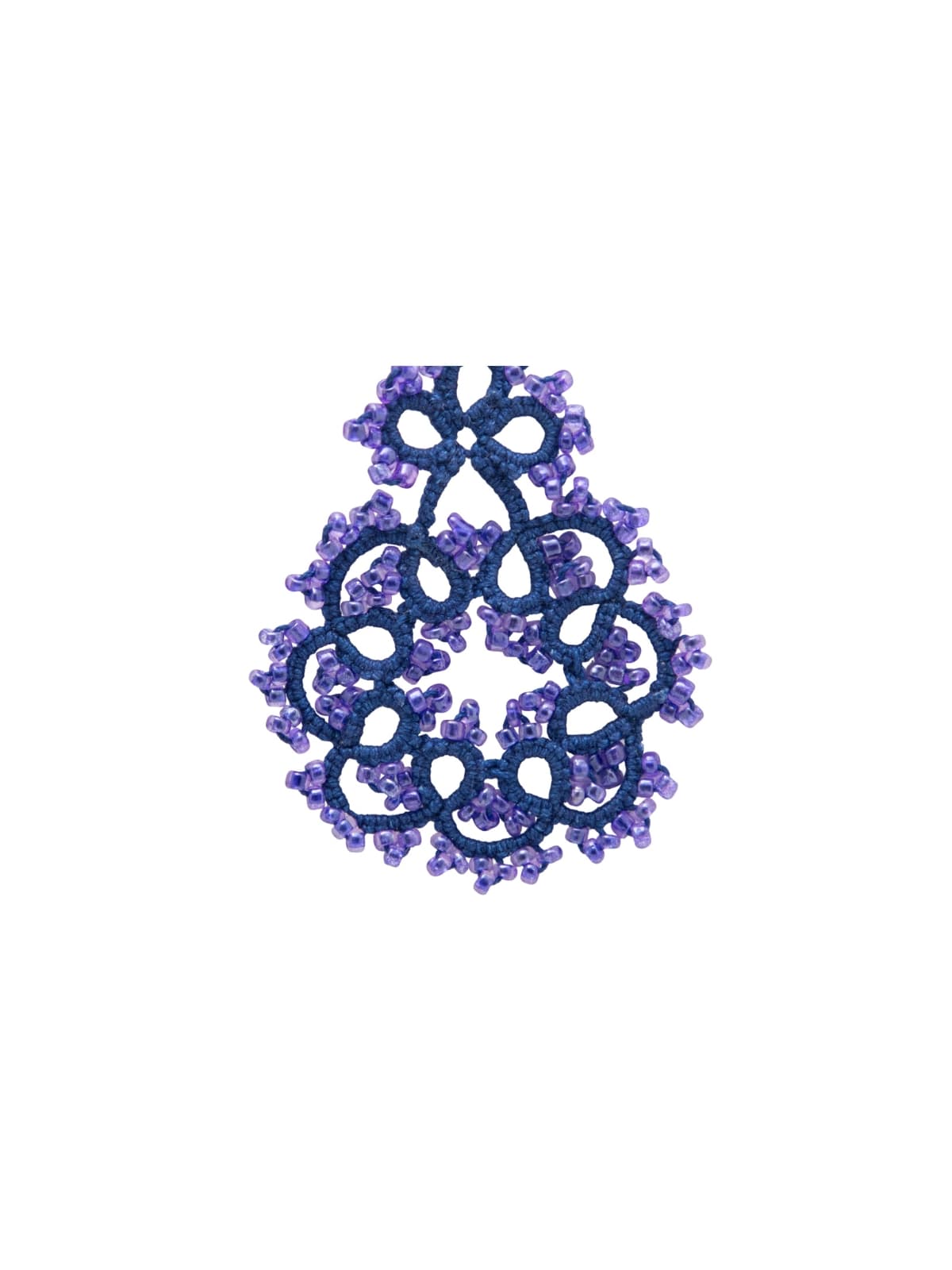 Indigo Whirl Earrings image 3