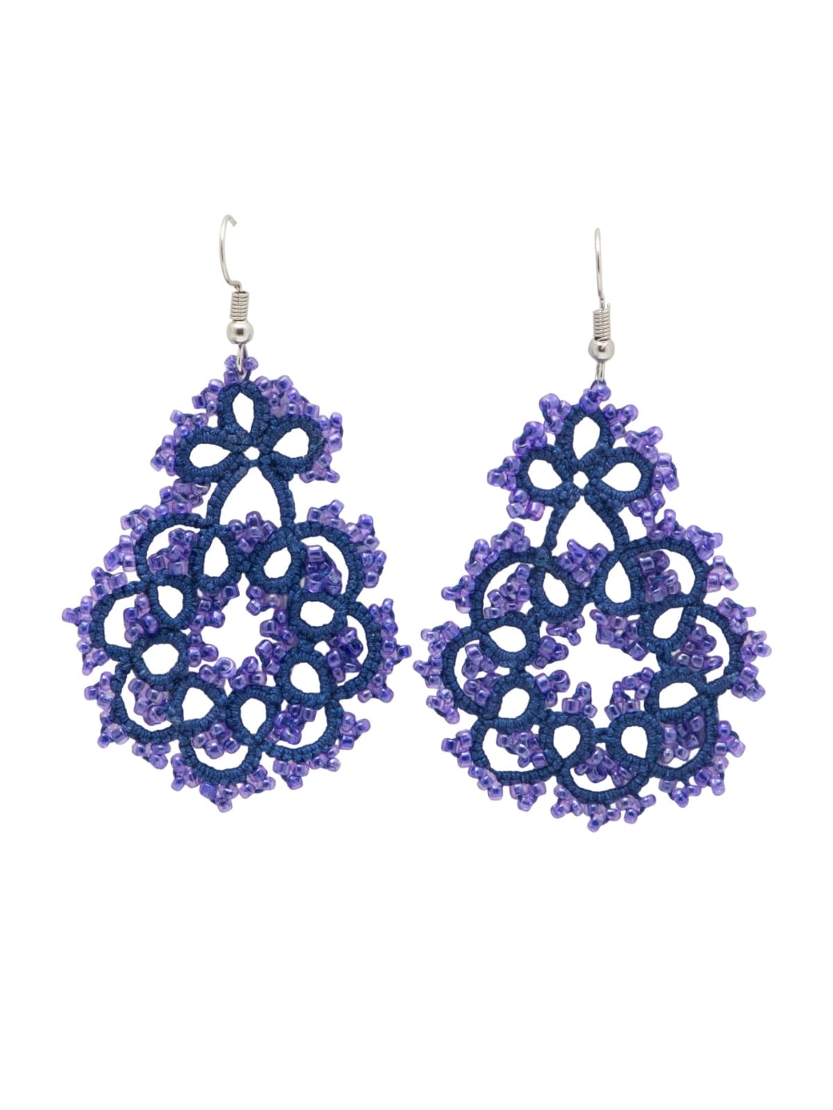 Indigo Whirl Earrings image 4