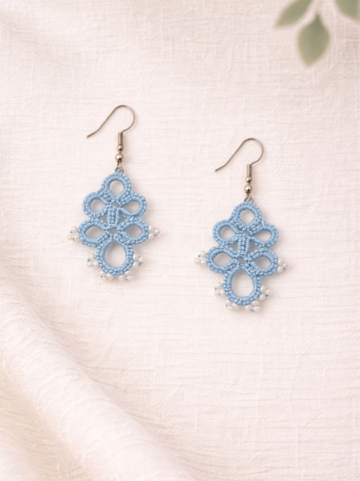 Powder Sky Earrings hover