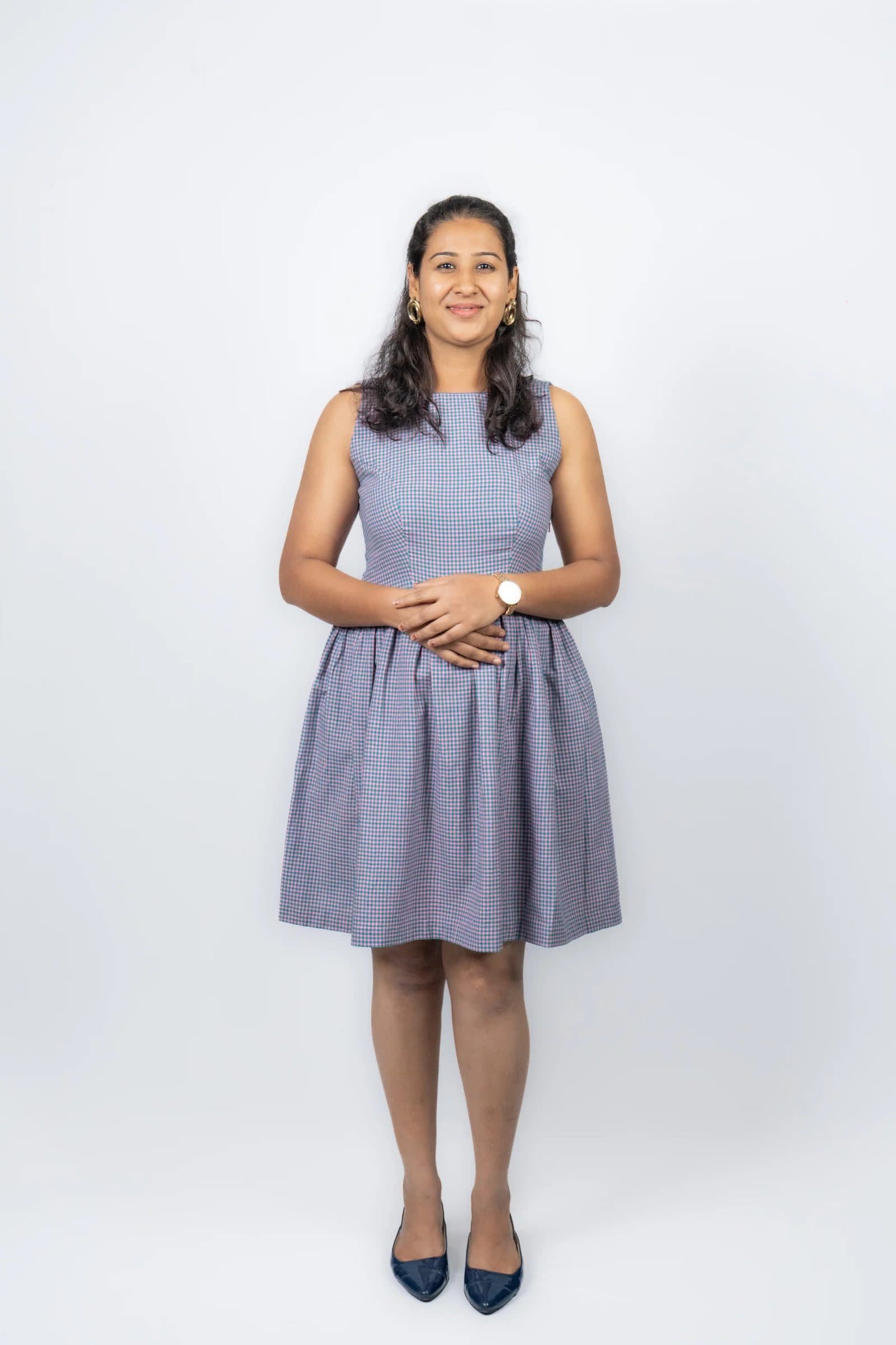 Purple Handloom Khadi Cotton Nimbe Dress For Women