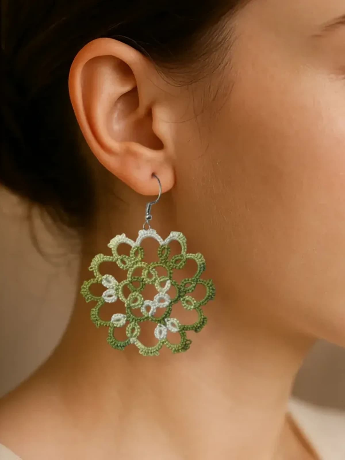 Olive Branch Earrings image 2