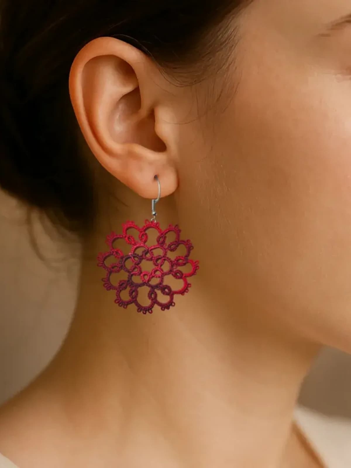 Wine Whisper Earrings image 2