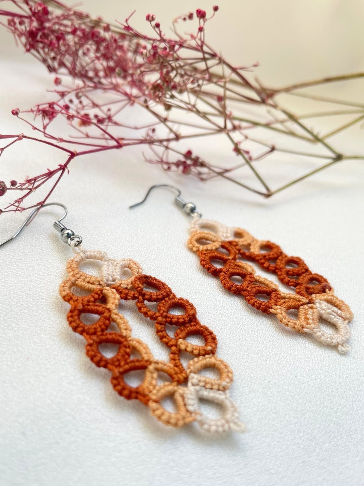 Cinnamon Spice Earrings image 2