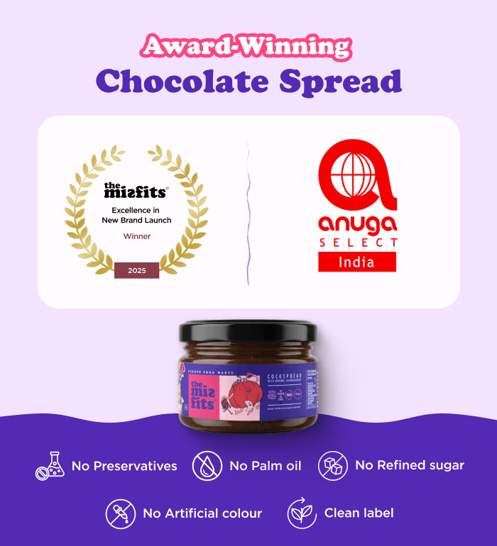 The Misfits Cocospread with Brahmi & Ashwagandha (190 grams) image 3