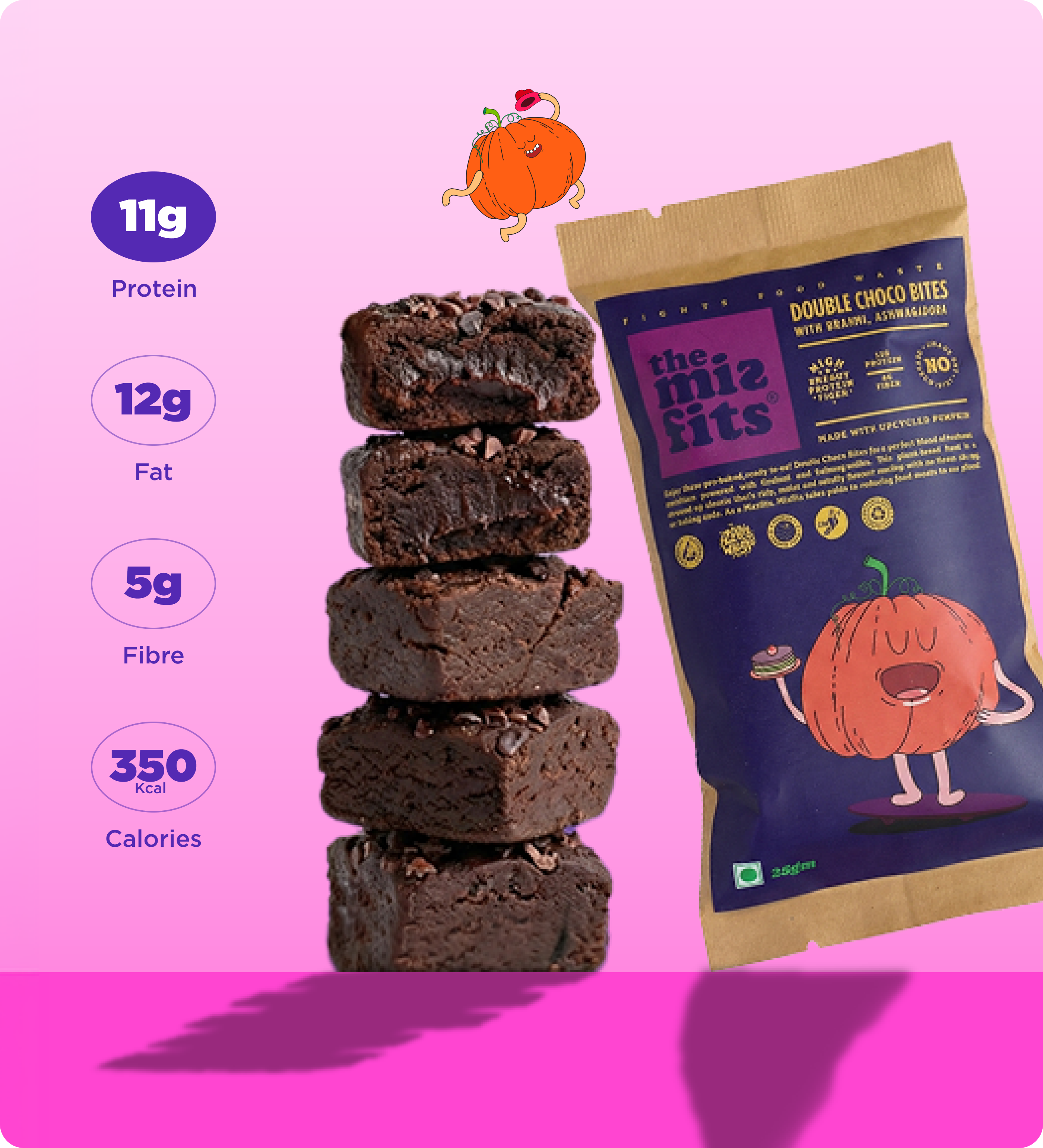 The Misfits Double Choco Bites (150 grams) image 3
