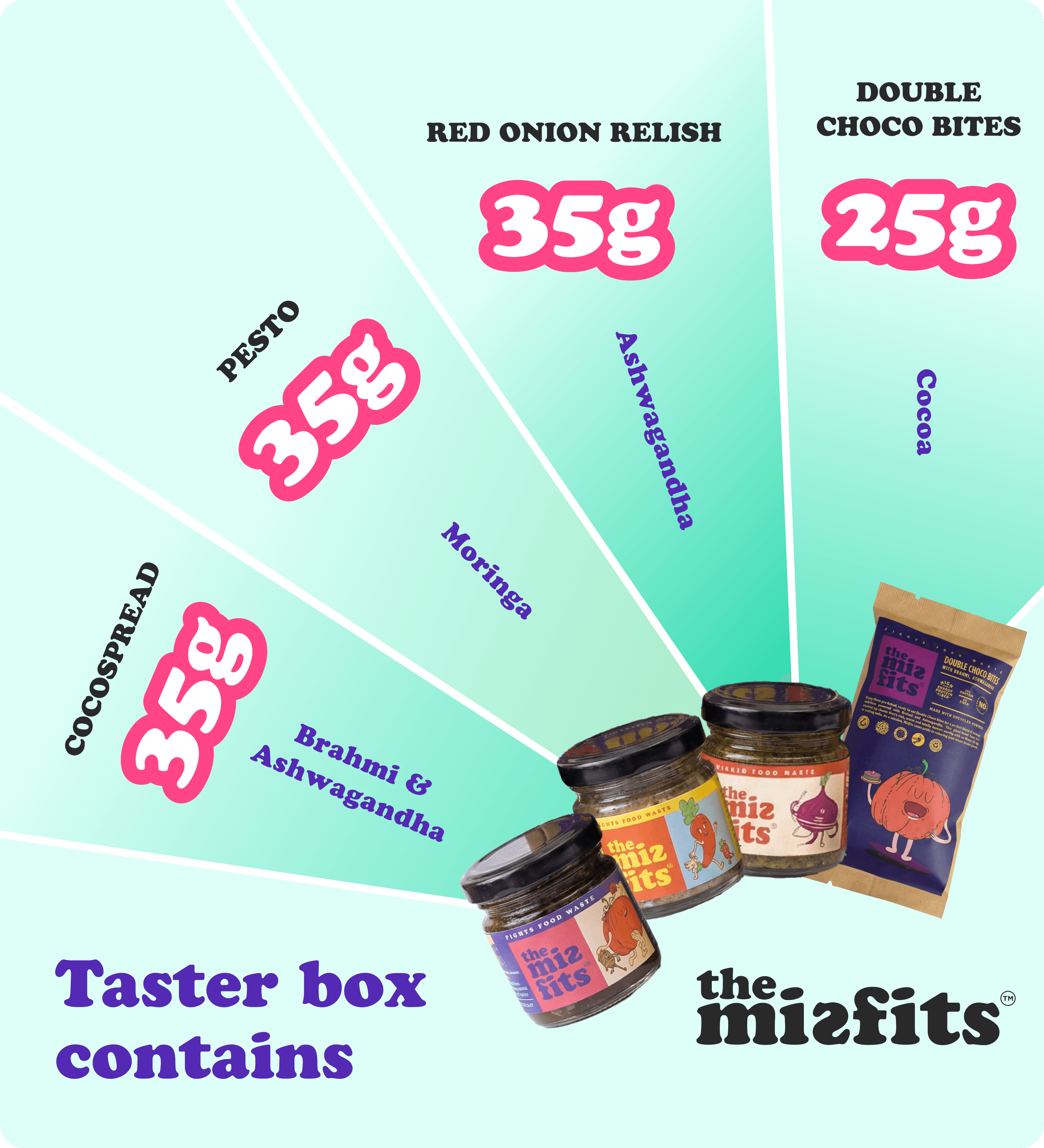 The Misfits Taster Pack (150 grams) image 2