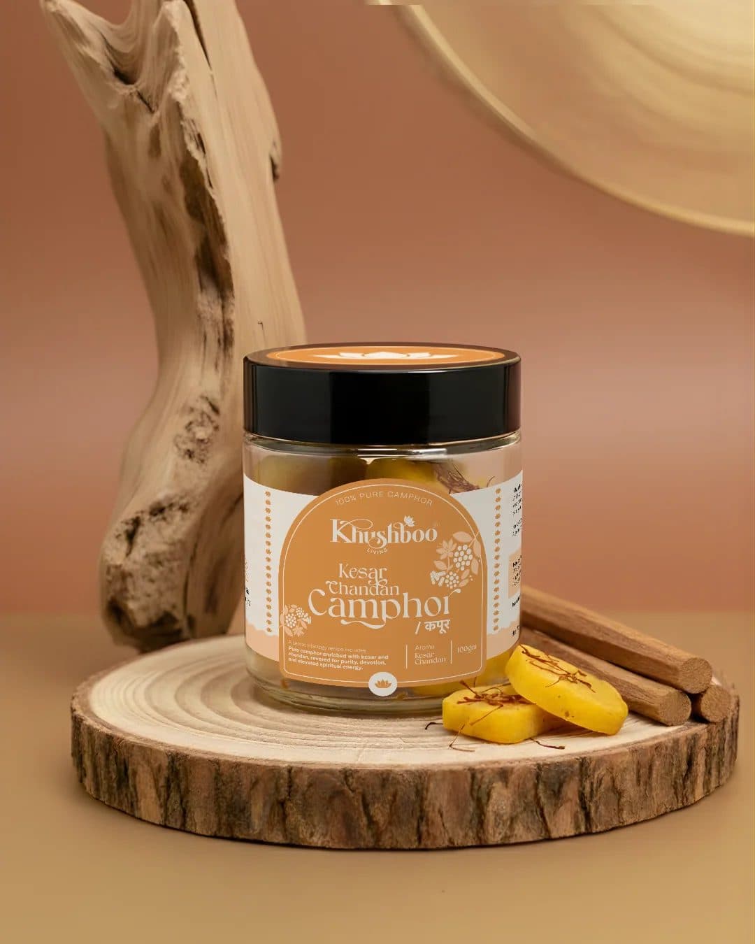 100% Pure Kesar Chandan Camphor 100g image 2