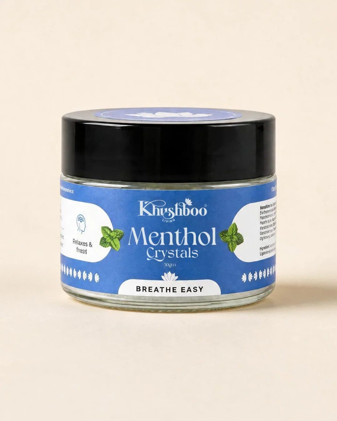 100% Pure Menthol Crystals (50g) – Natural Nasal Relief & Fresh Breathing image 1