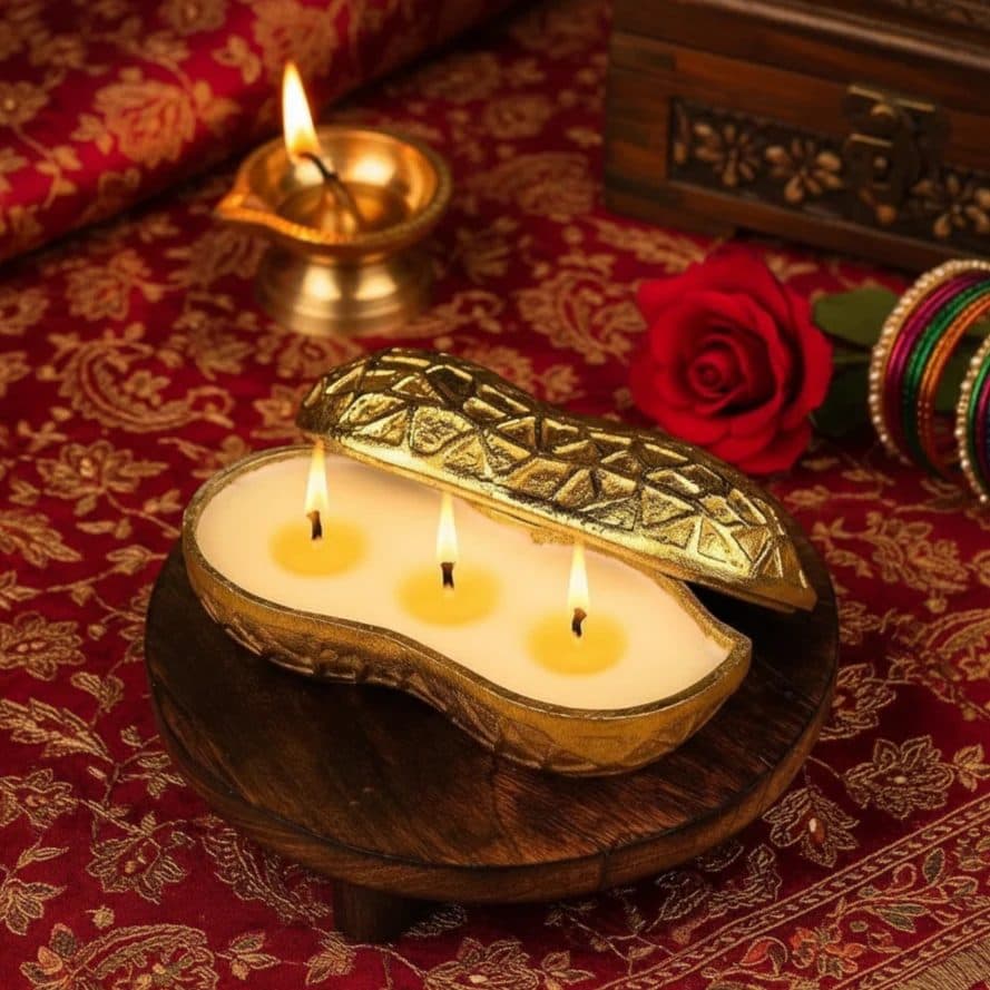 MOONGFALI 3-Wick Scented Candle (5inch) image 1