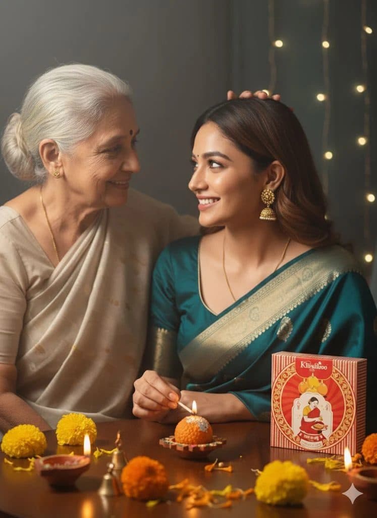 Nani Ke Laddoo Box of 4 Laddu Scented Candle Gift Box | Nani Ke Laddoo Handmade Indian Sweets Decorative Candles | Festive Home Decor for Diwali & Weddings (Saffron Sandalwood) image 4
