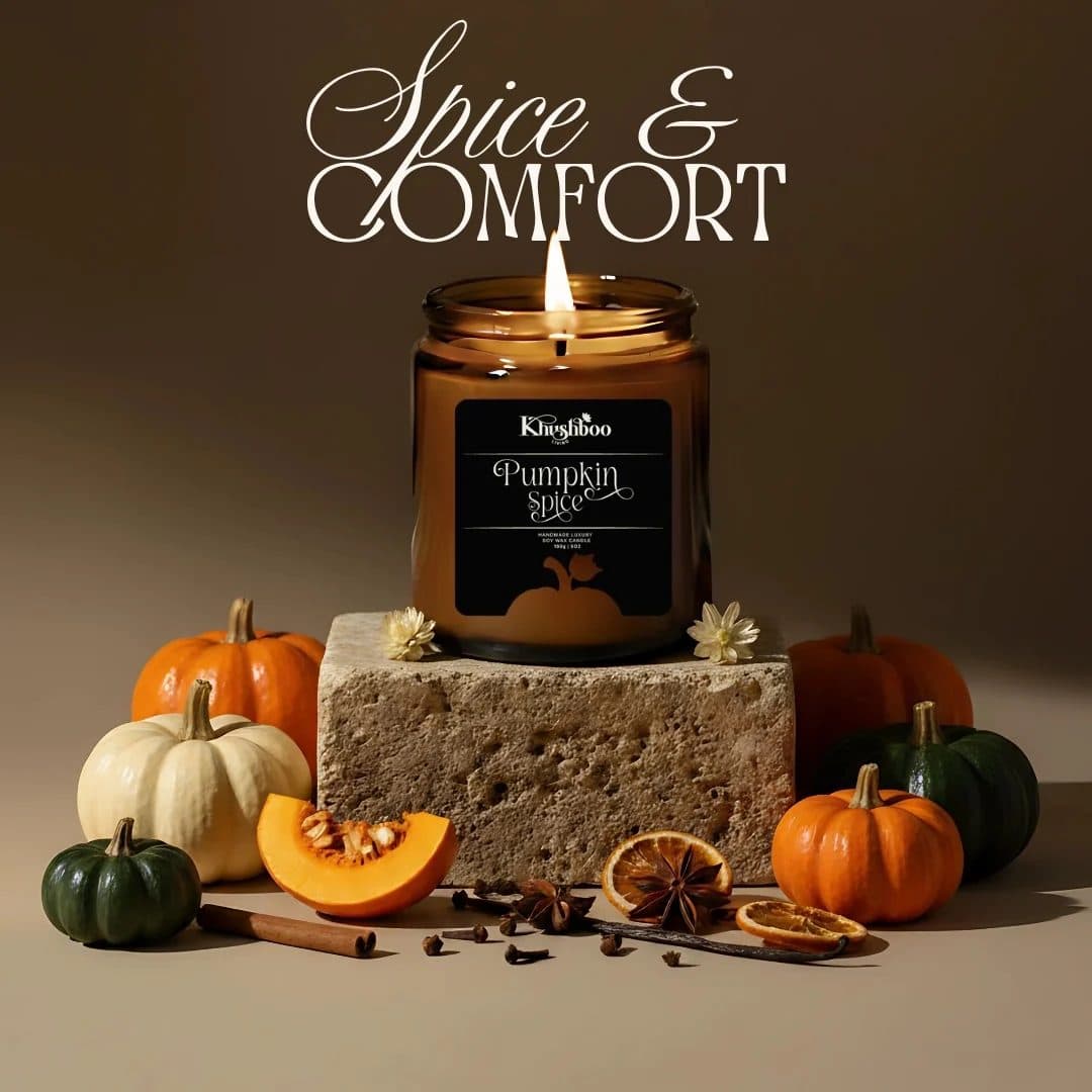 Pumpkin Spice Soy Wax Candle 200g image 1