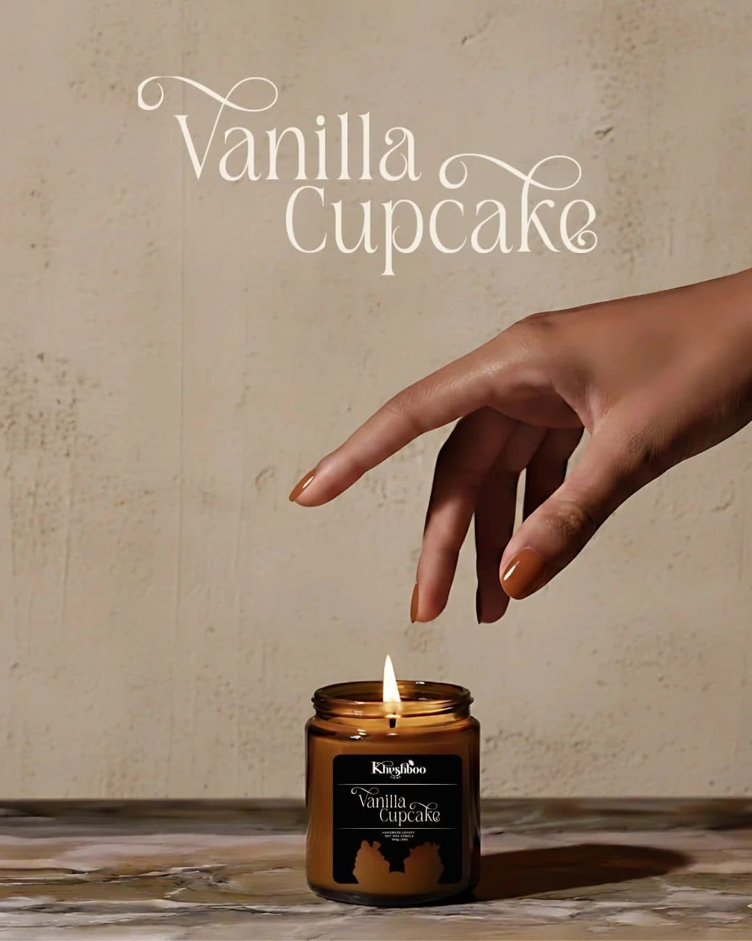 Vanilla Cupcake Soy Wax Candle 200g image 4