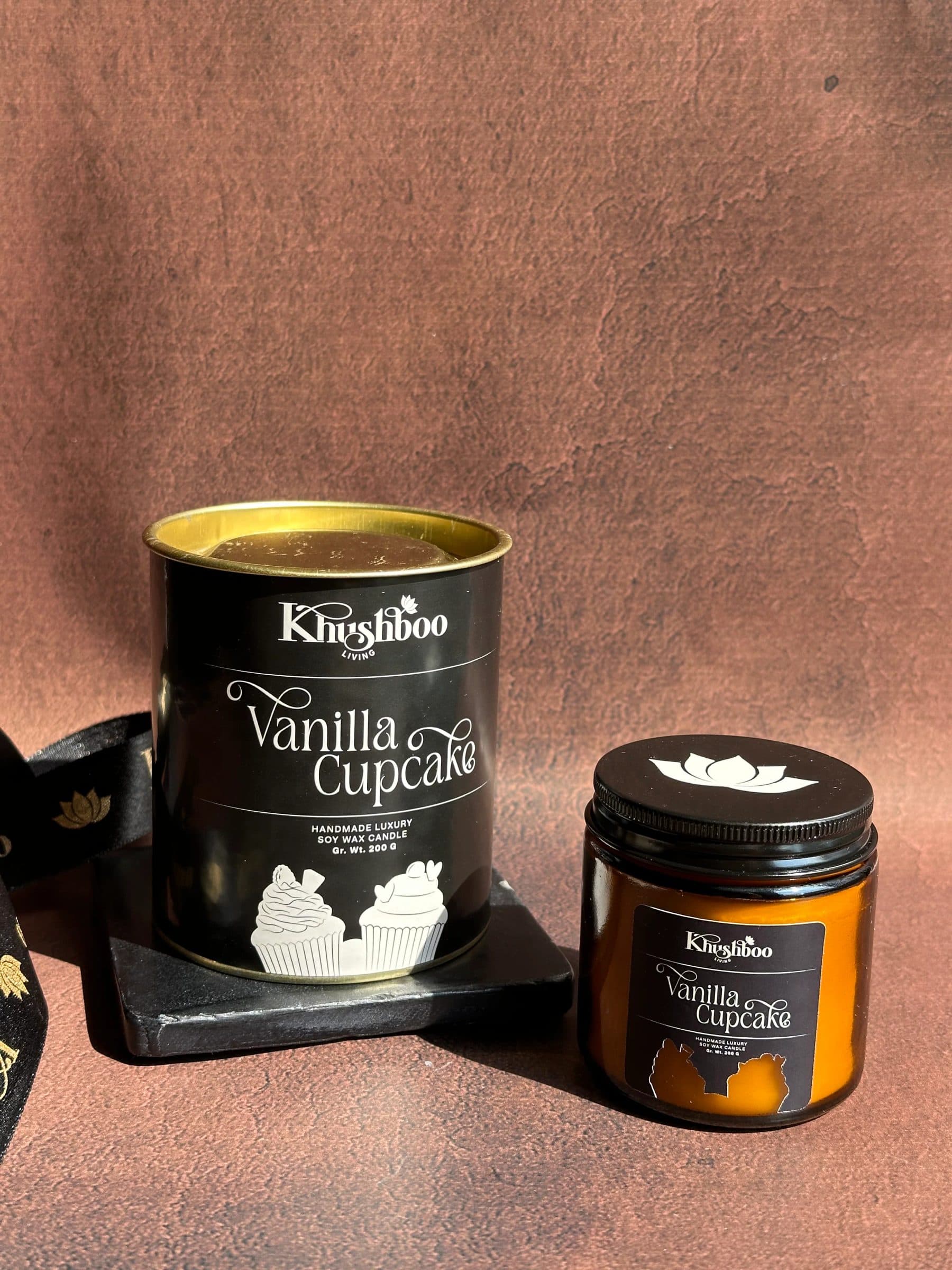 Vanilla Cupcake Soy Wax Candle 200g image 5