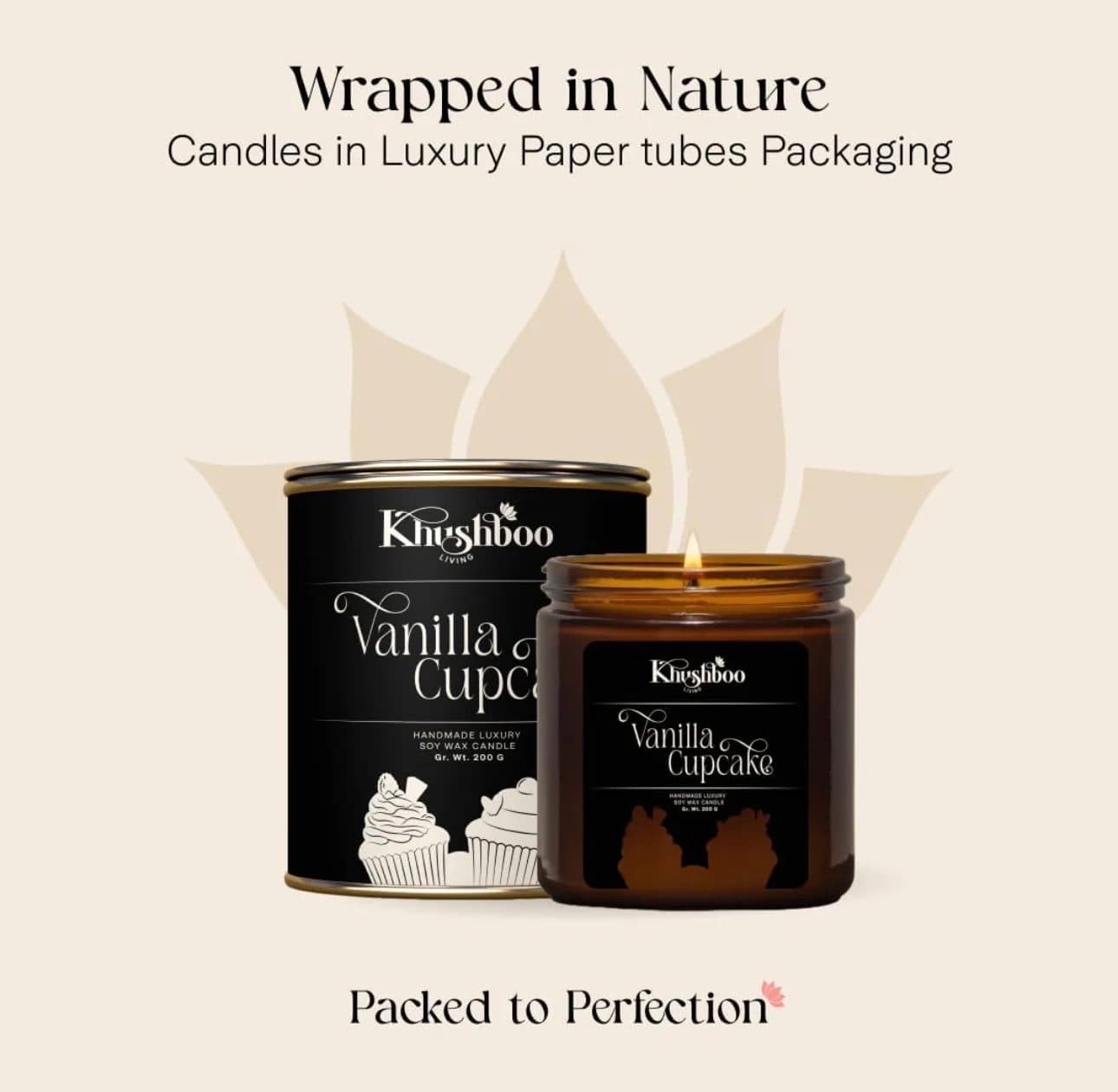 Vanilla Cupcake Soy Wax Candle 200g image 8