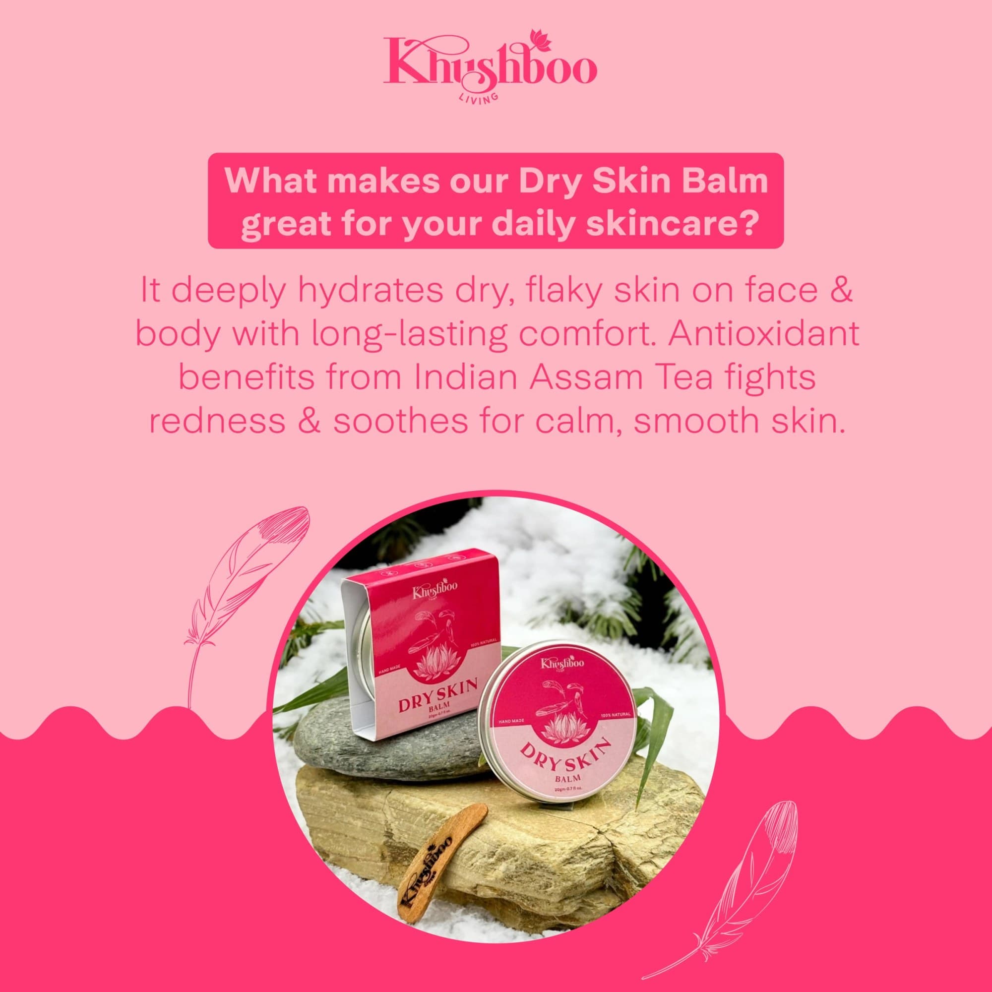 Dry Skin Balm 100% Natural & Handmade image 9