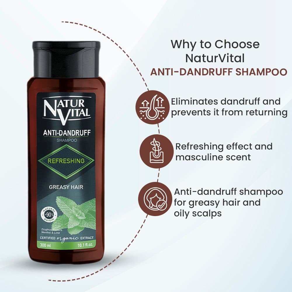 Anti Dandruff Shampoo(Refreshing- Greasy Hair) image 5