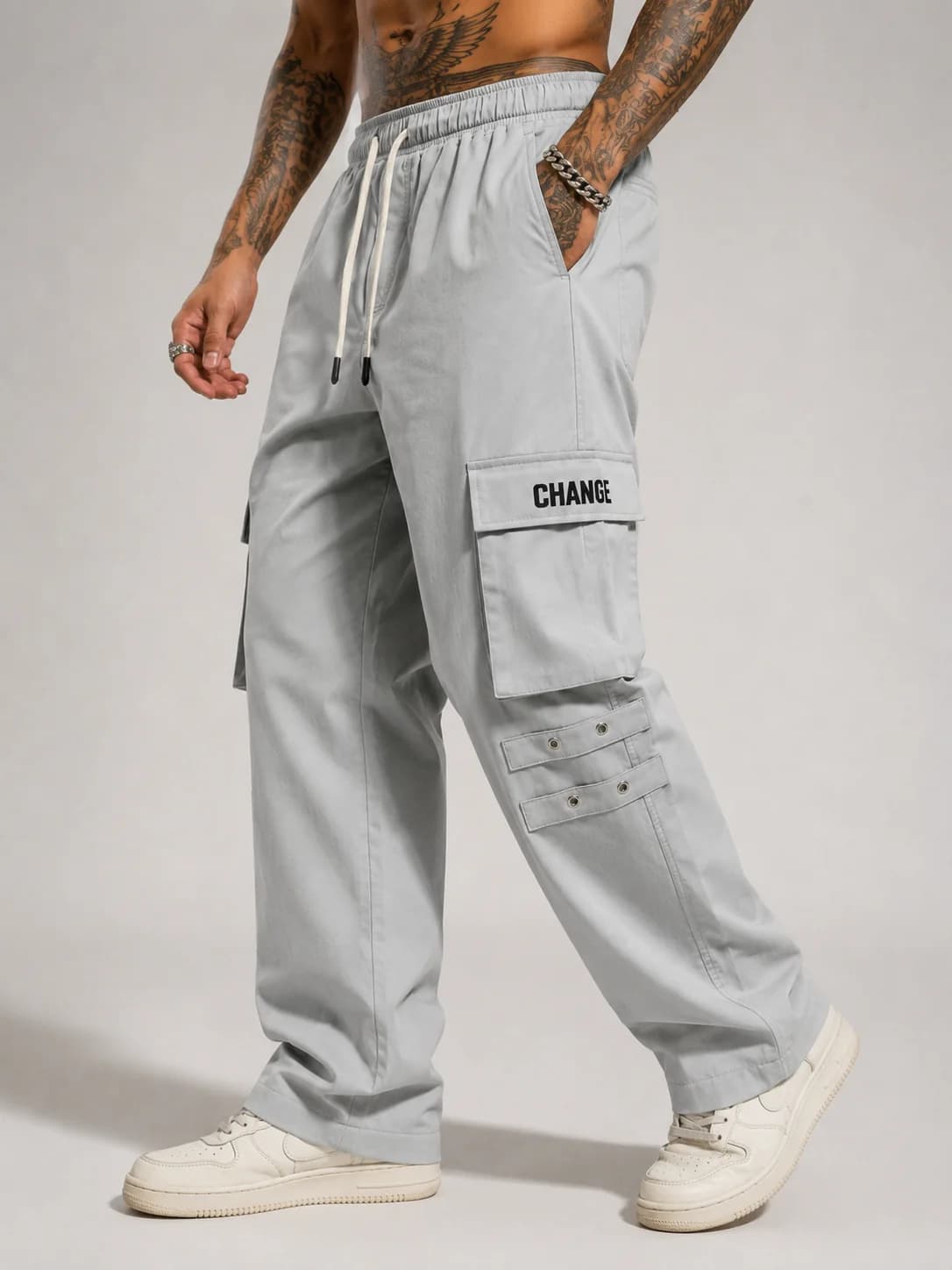 Straight Fit Cargo Pants - Urban Streetwear Lowers image 2