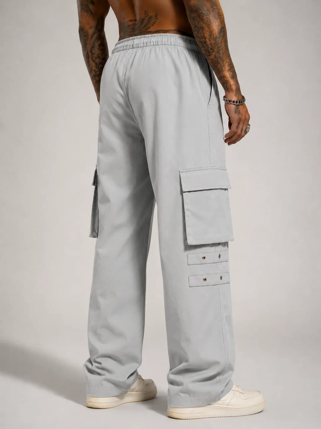 Straight Fit Cargo Pants - Urban Streetwear Lowers image 4