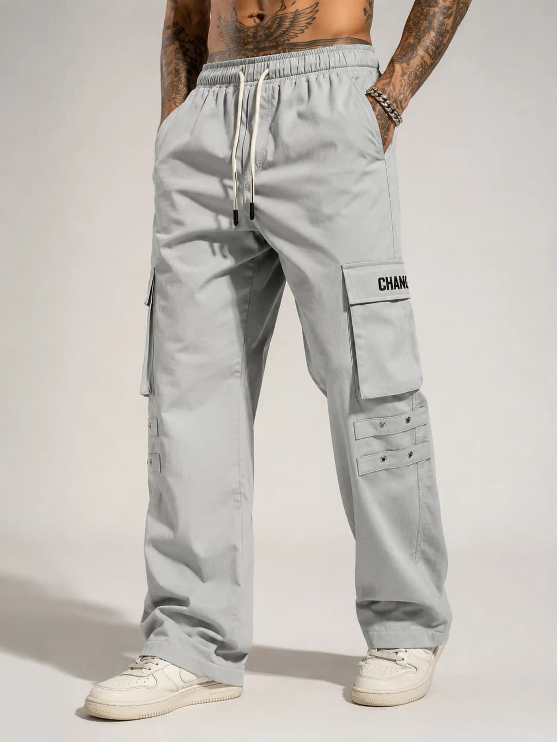Straight Fit Cargo Pants - Urban Streetwear Lowers image 5