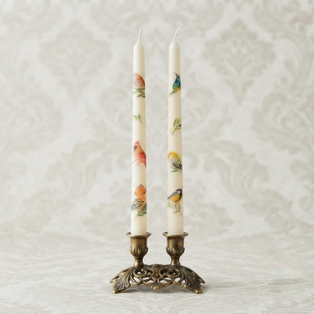 Taper Candle -Birds of paradise image 34