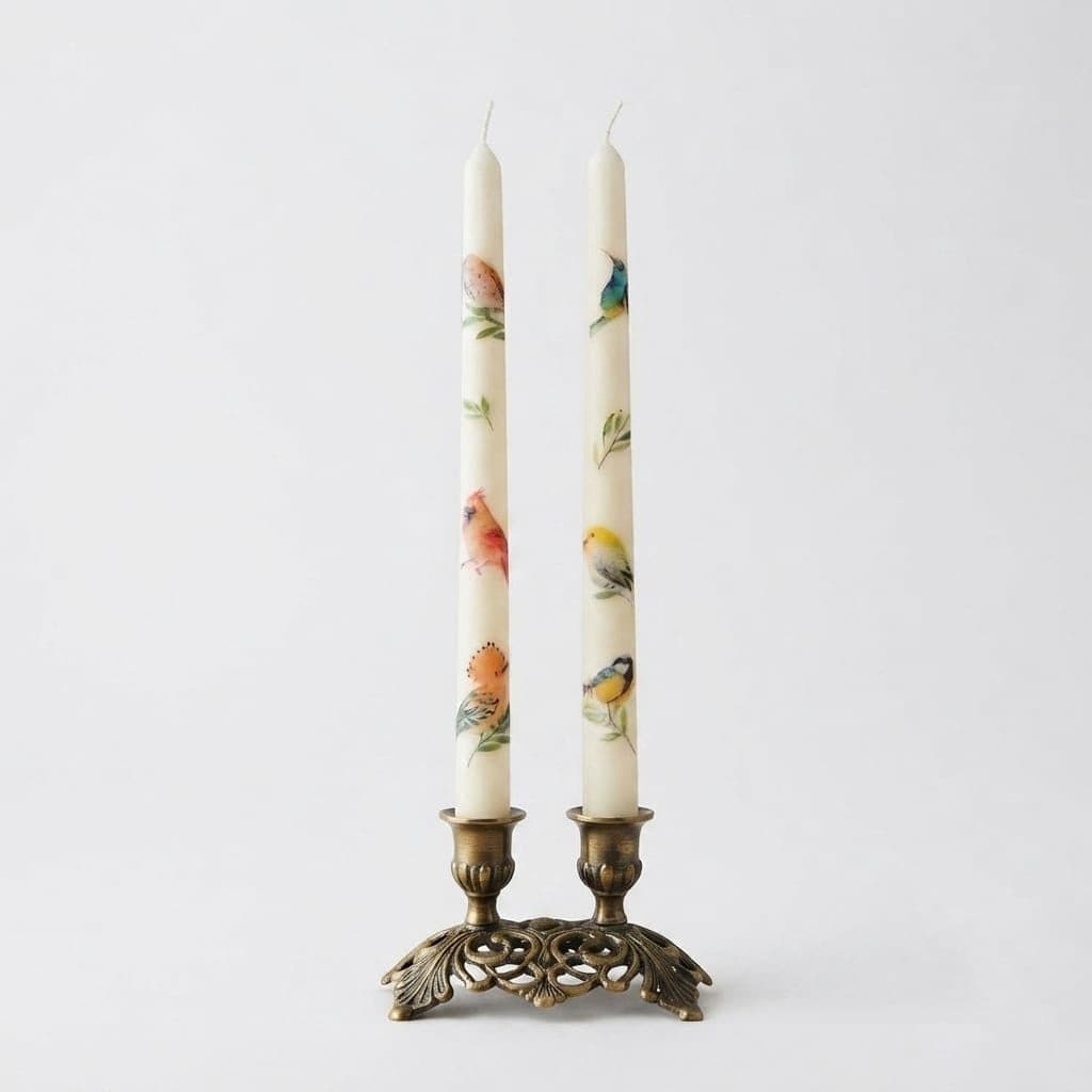 Taper Candle -Birds of paradise image 43