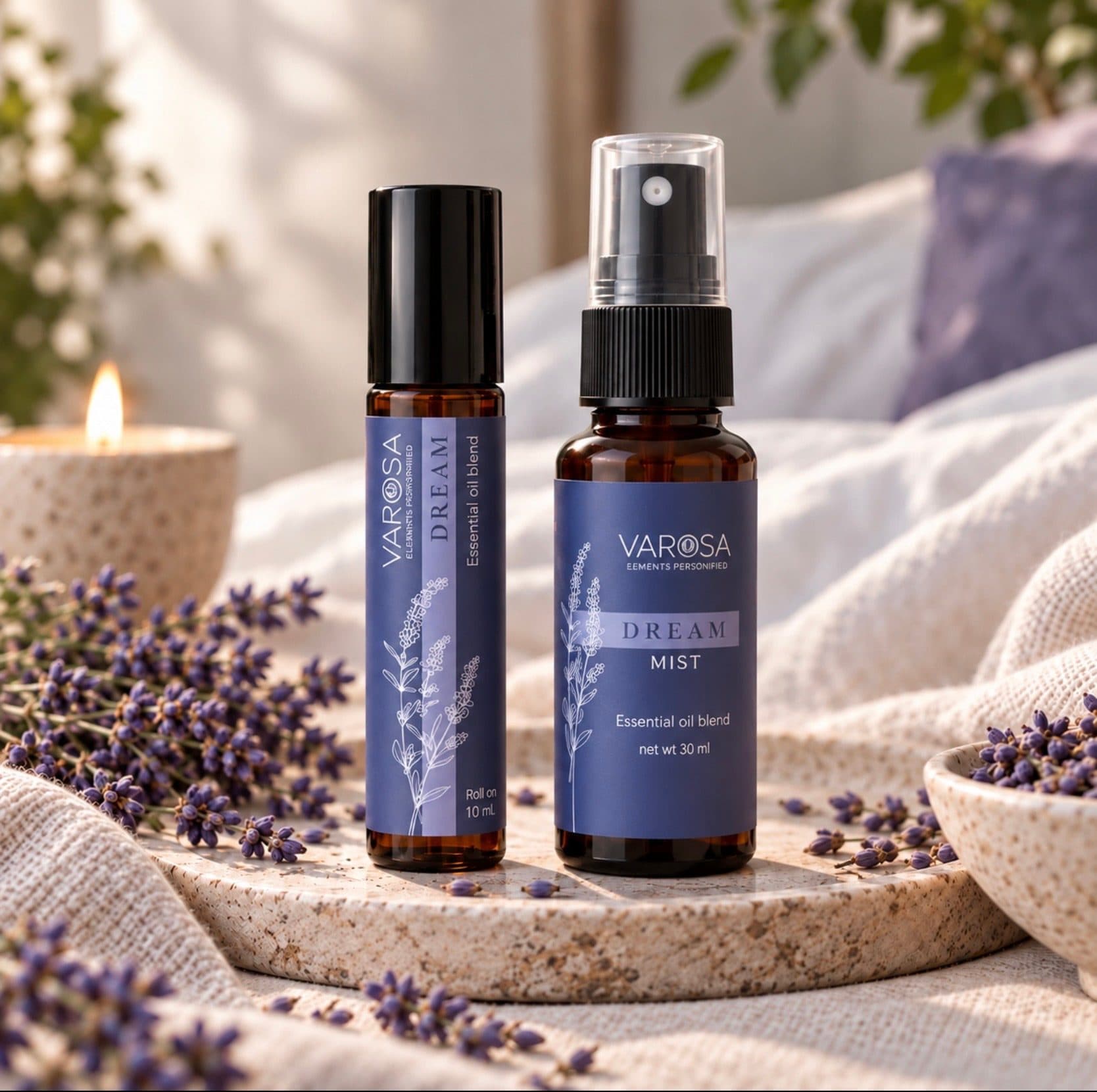Essential Oil Blends Combo-Dream (Rollon & Mist ) image 3