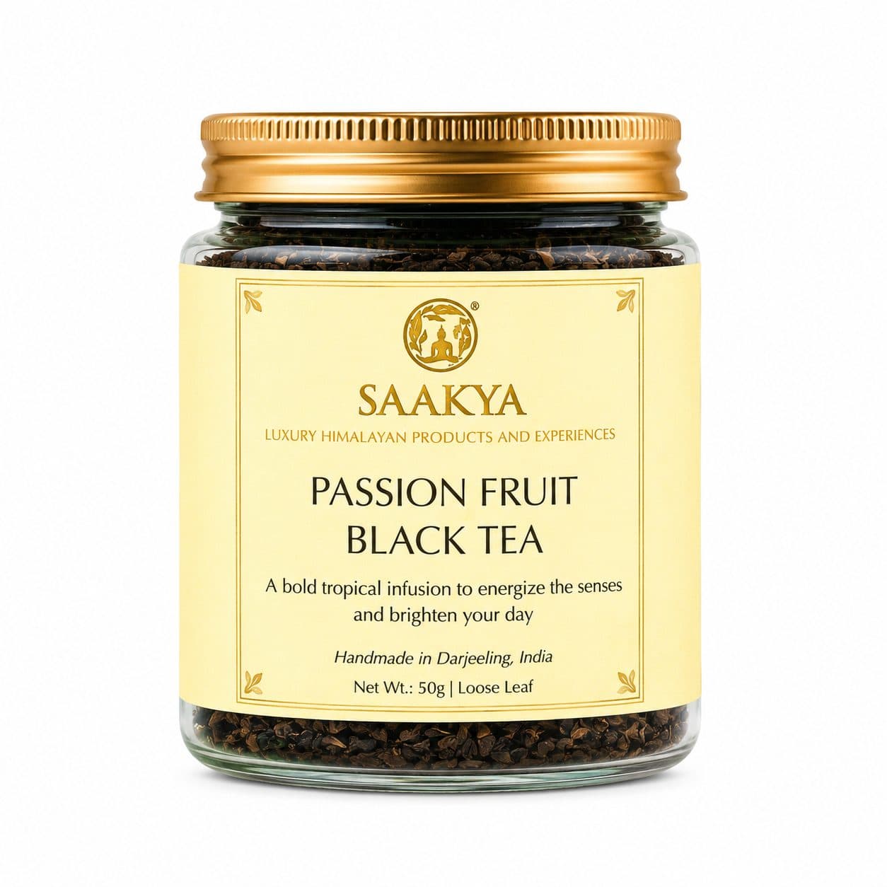 Saakya Passion Fruit Black Tea | Darjeeling Tropical Blend | 50g image 1