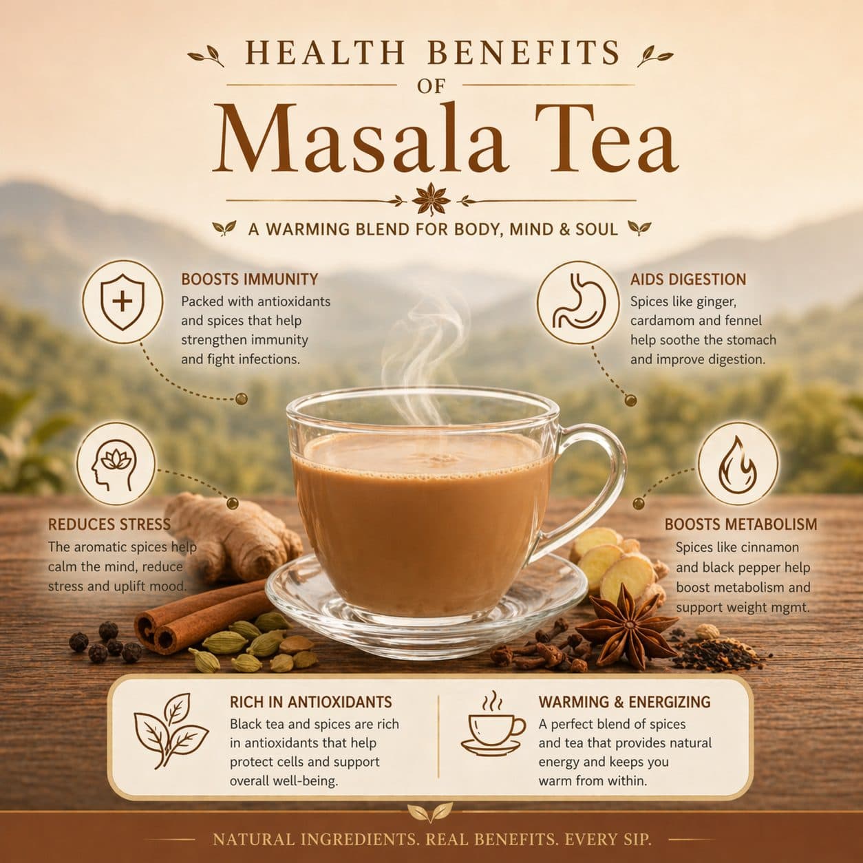 Saakya Masala Tea | Darjeeling Spiced Chai | 100g image 3