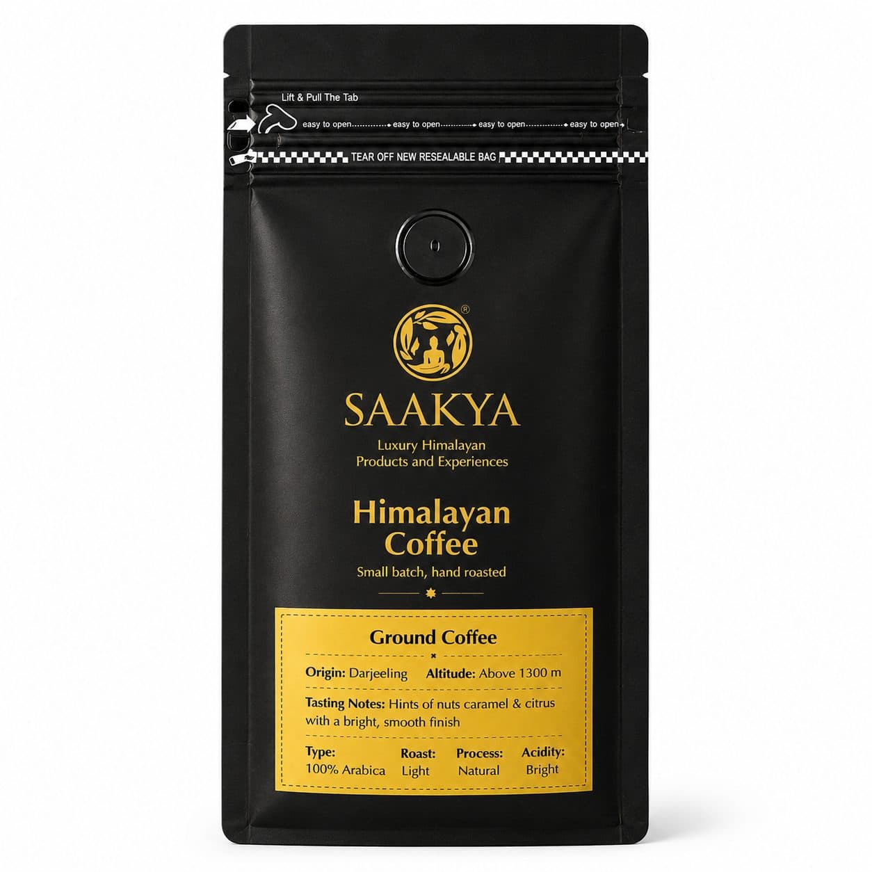 Saakya 100% Arabica Himalayan Coffee Light Roast | Ground 250g image 1