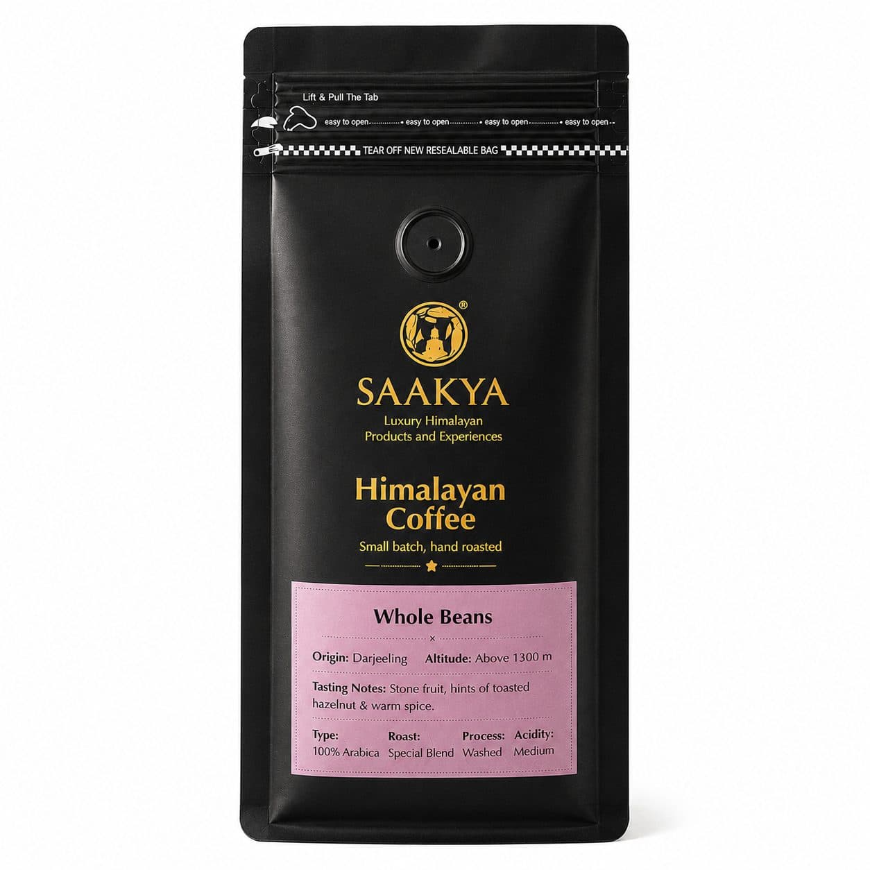 Saakya 100% Arabica Himalayan Coffee Special Blend | Whole Beans 250g image 1