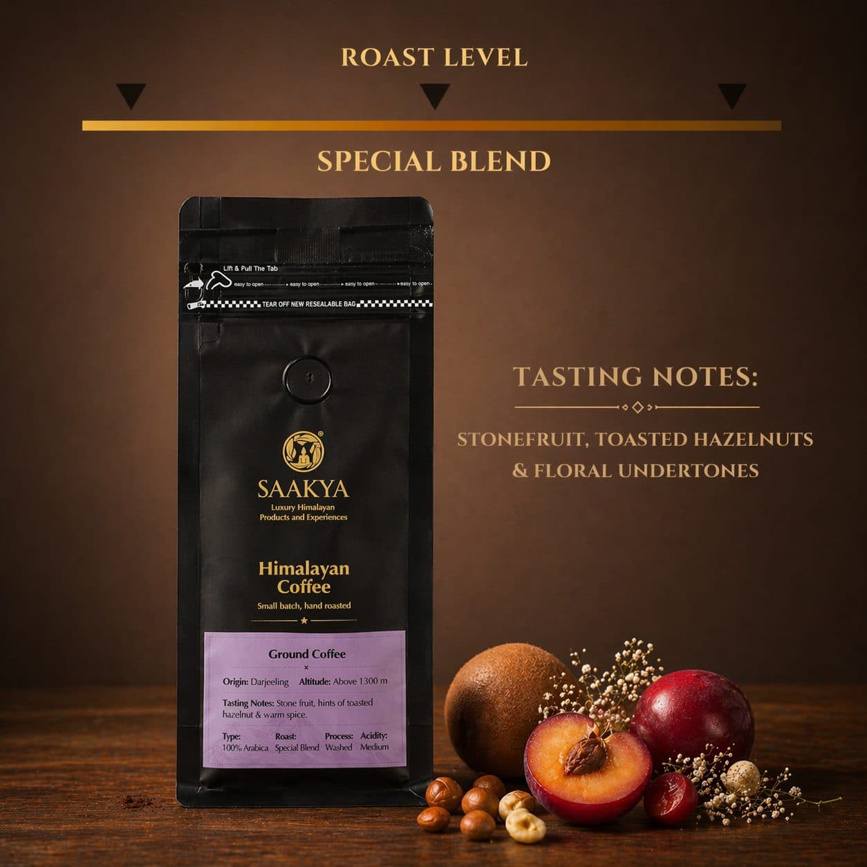 Saakya 100% Arabica Himalayan Coffee Special Blend | Whole Beans 250g image 4