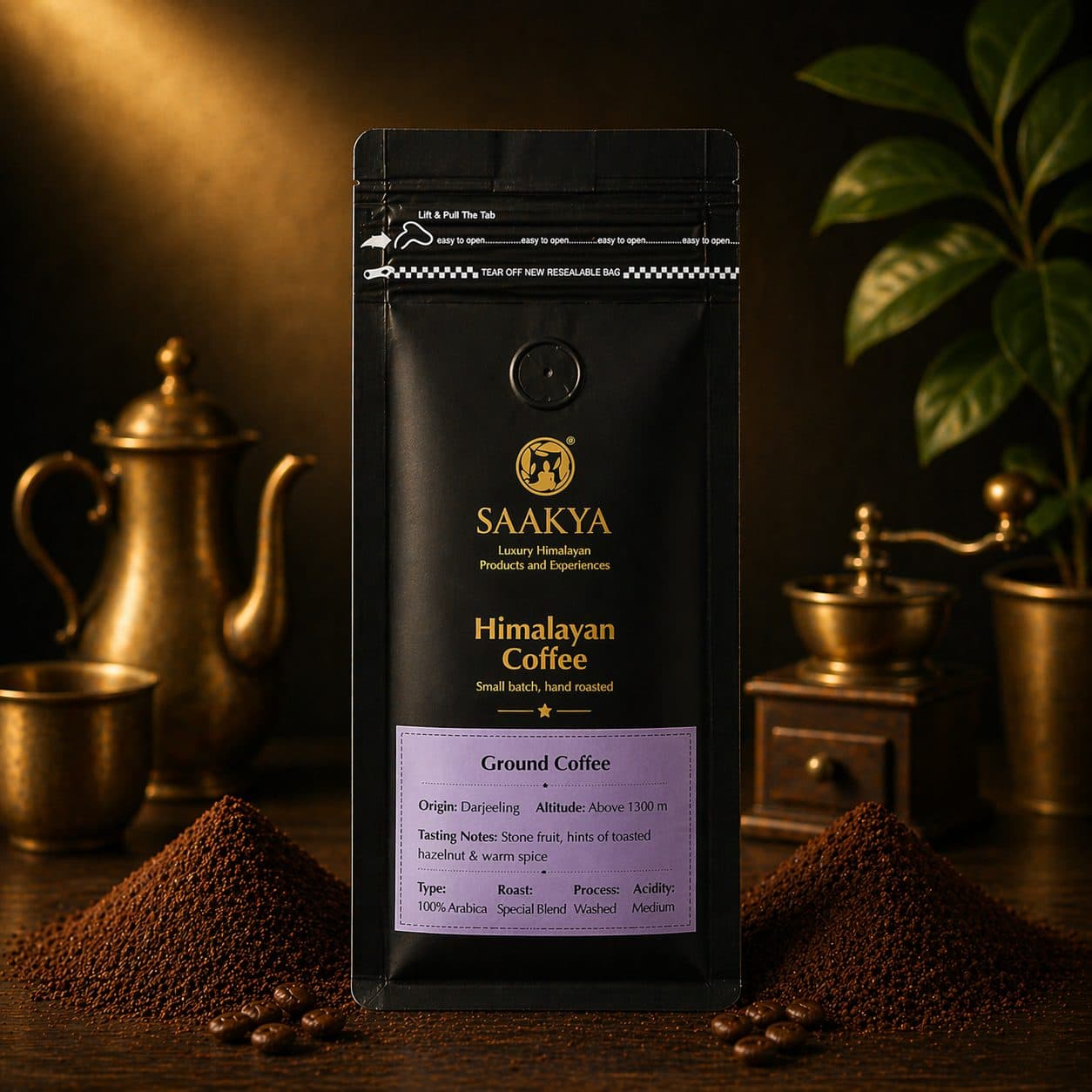 Saakya 100% Arabica Himalayan Coffee Special Blend | Ground 250g image 2