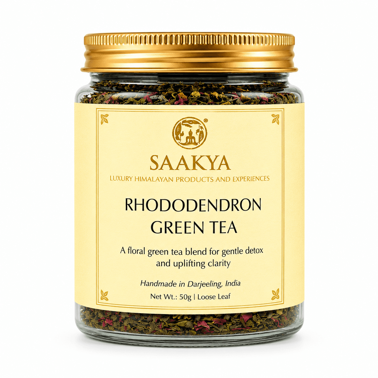 Saakya Rhododendron Green Tea | Himalayan Buransh Floral Blend | 50g image 1