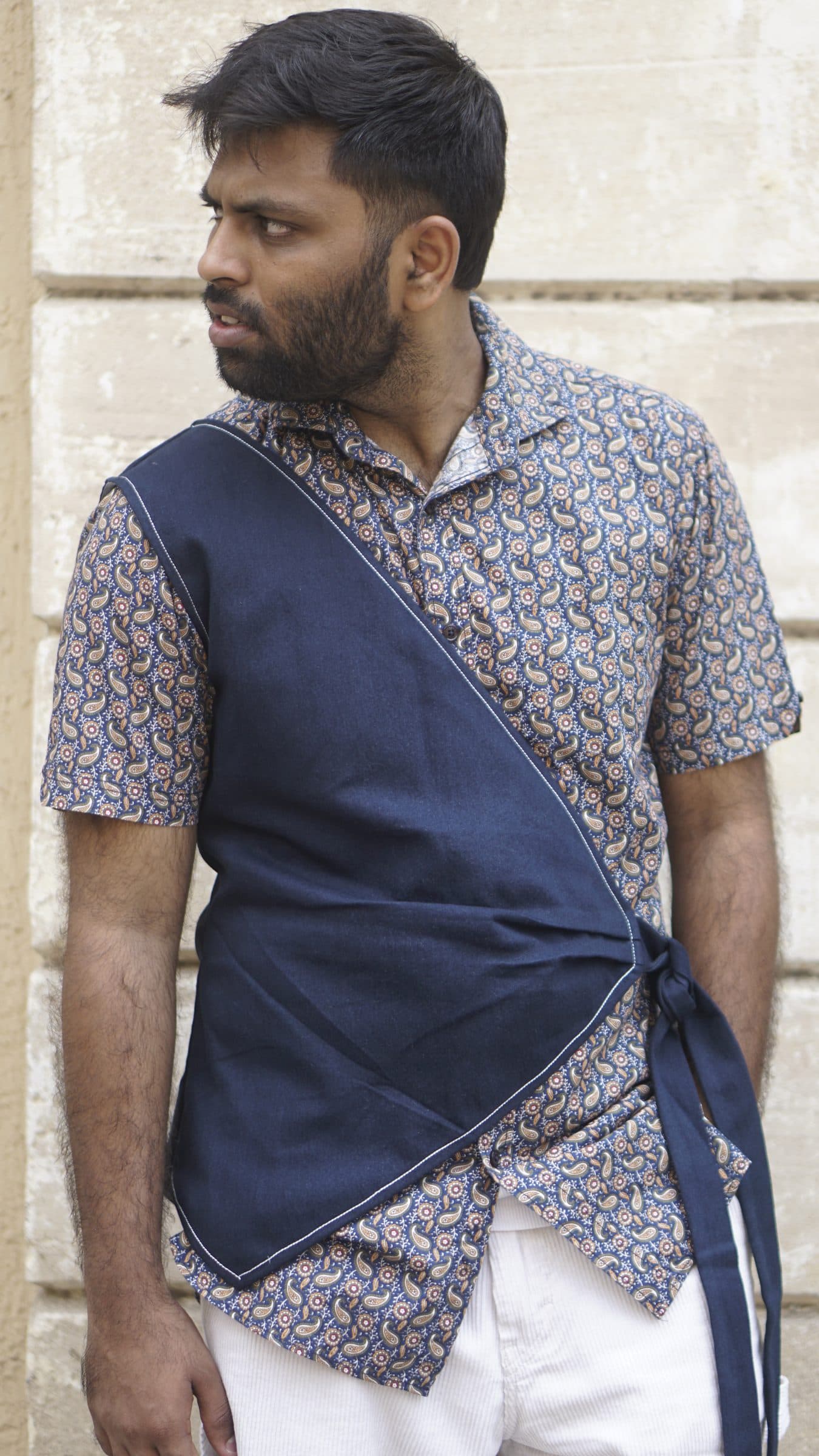 Aligned One-Shoulder Jacket image 22