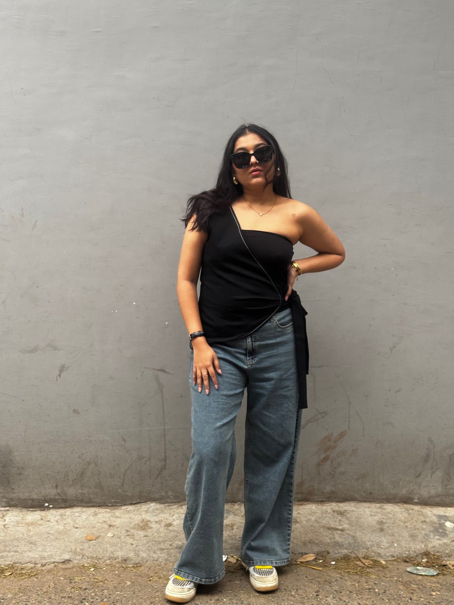 Aligned One-Shoulder Jacket image 15