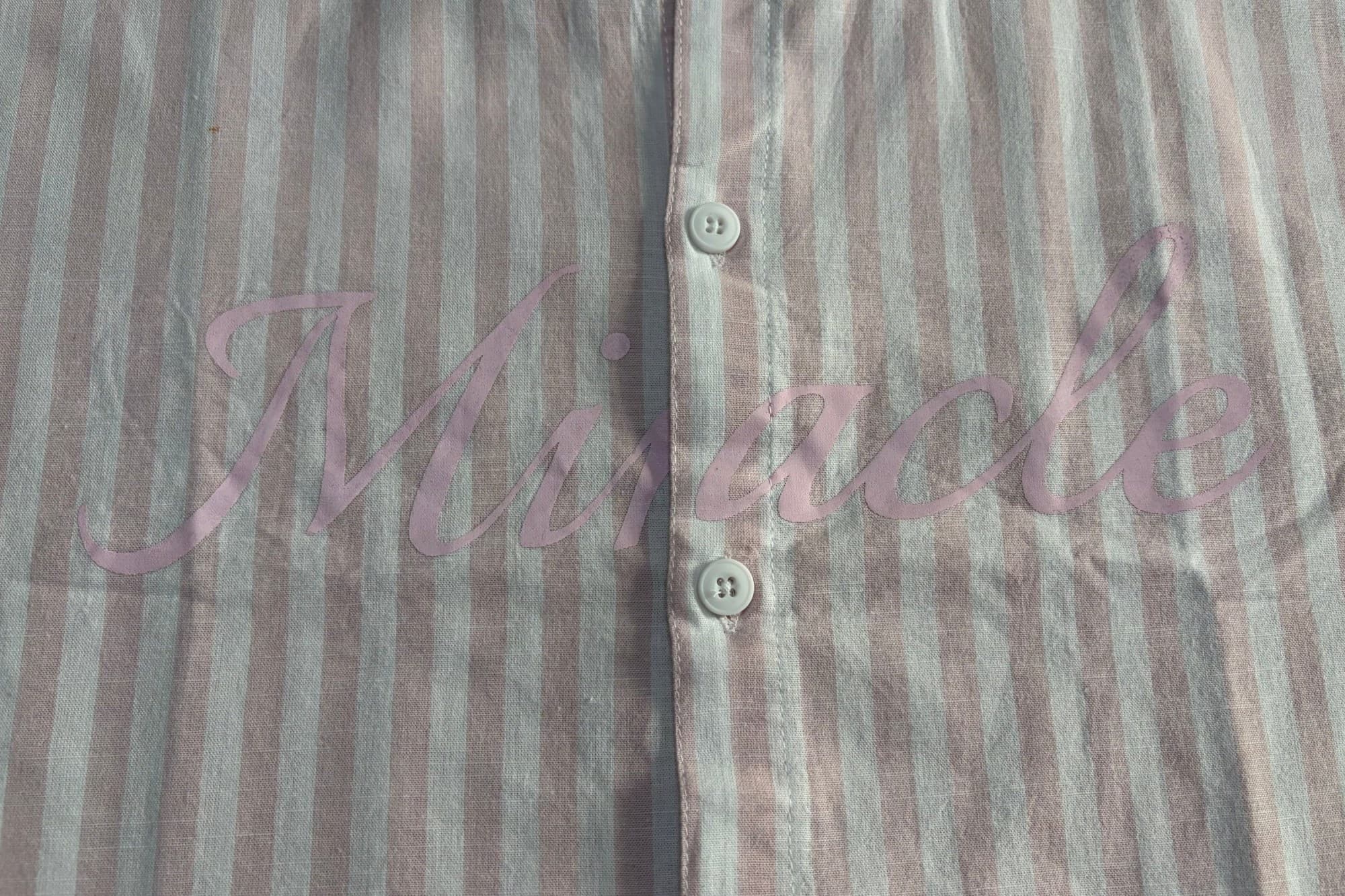 Off-Duty Linen Stripes - Blush Pink image 6