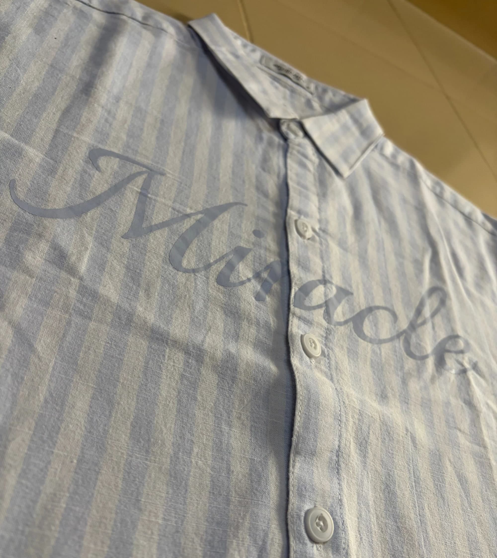 Off-Duty Linen Stripes - Pastel Blue image 5