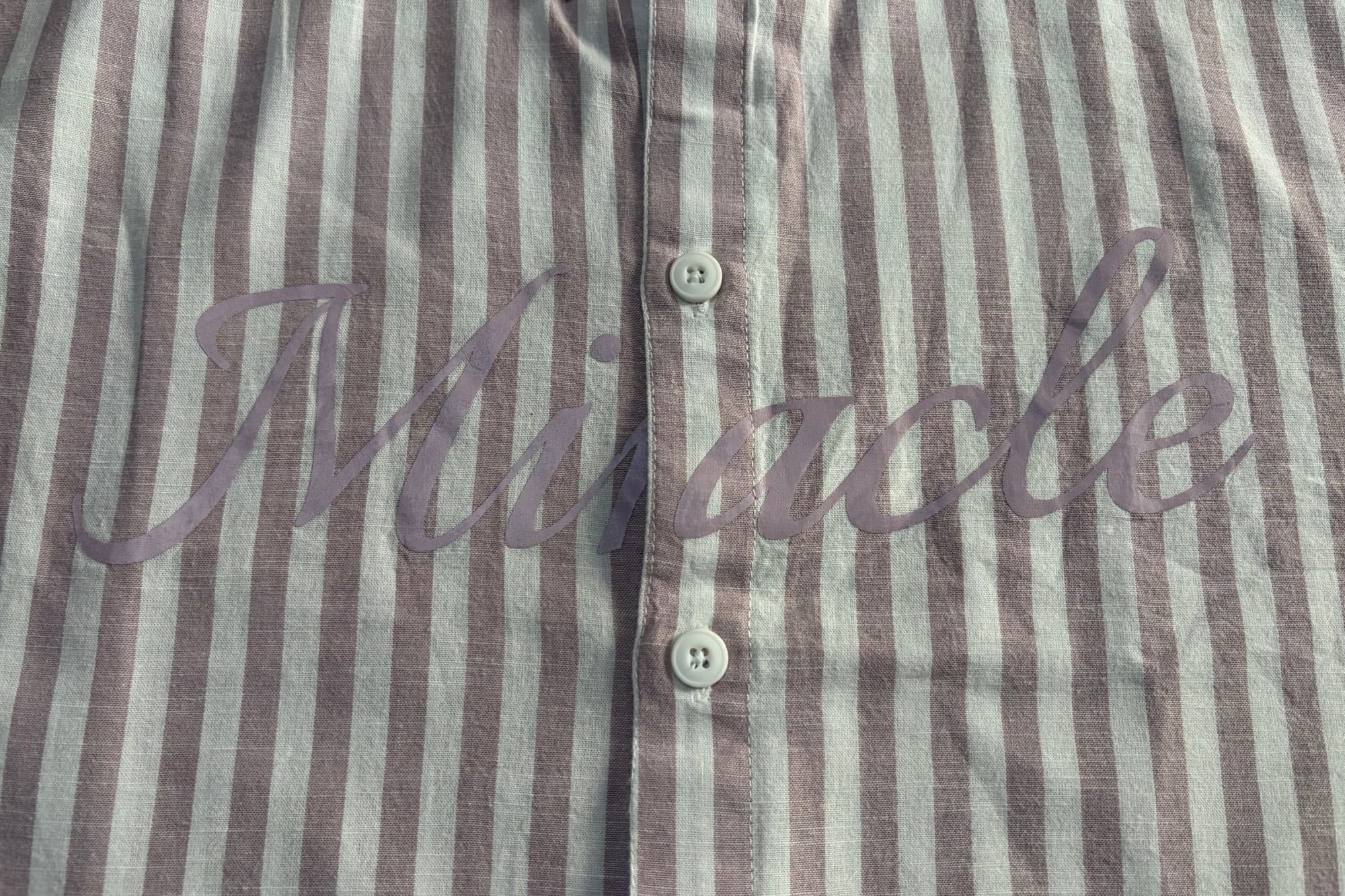 Off-Duty Linen Stripes - Pastel Lavender image 6