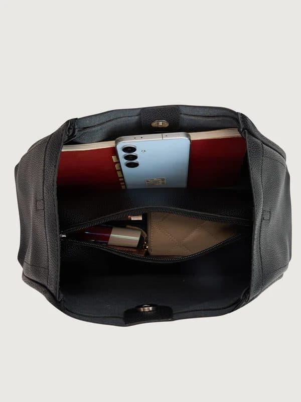 THE CALVERA TOTE - JET BLACK image 4
