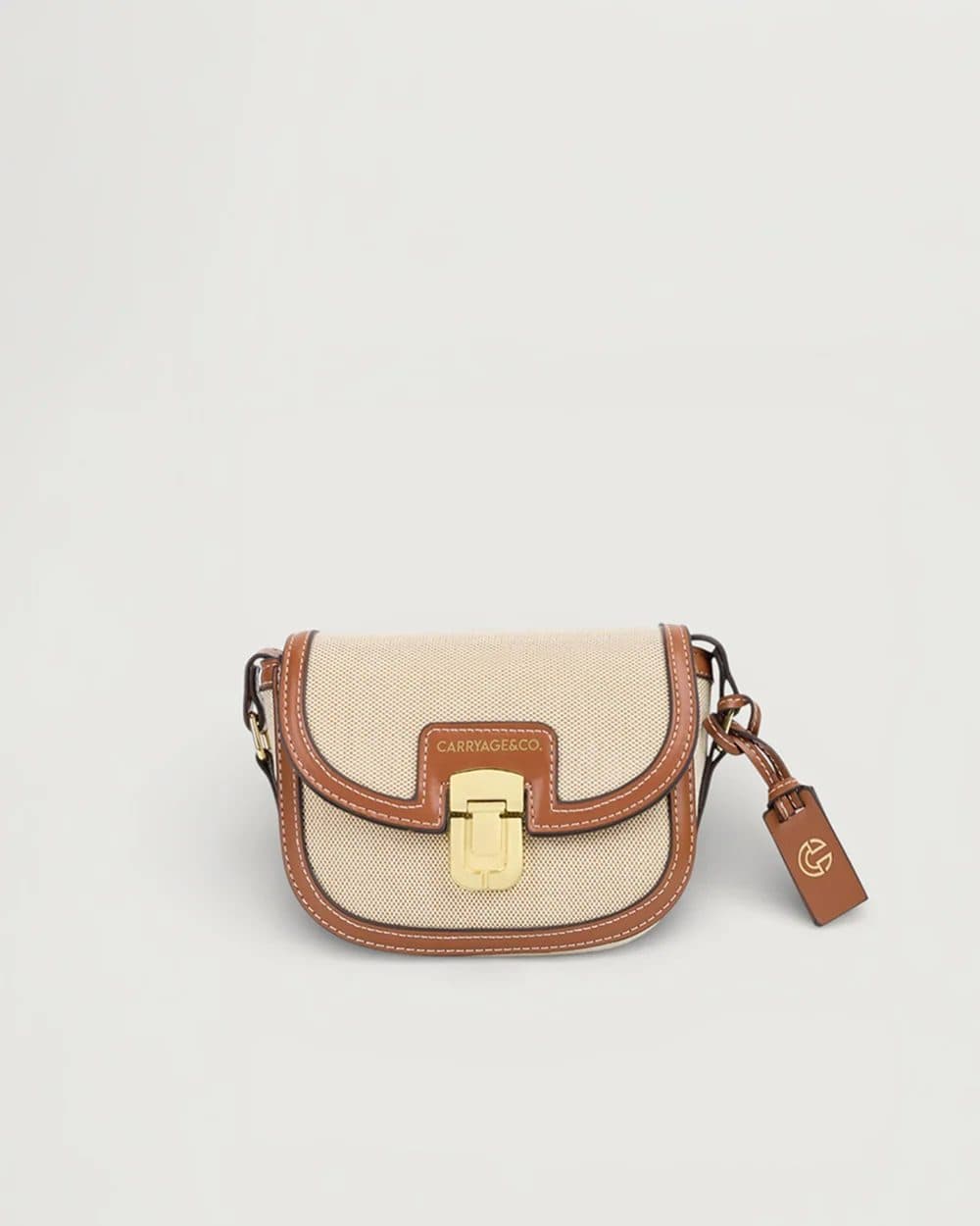 THE CLOVER CROSSBODY – BEIGE image 1
