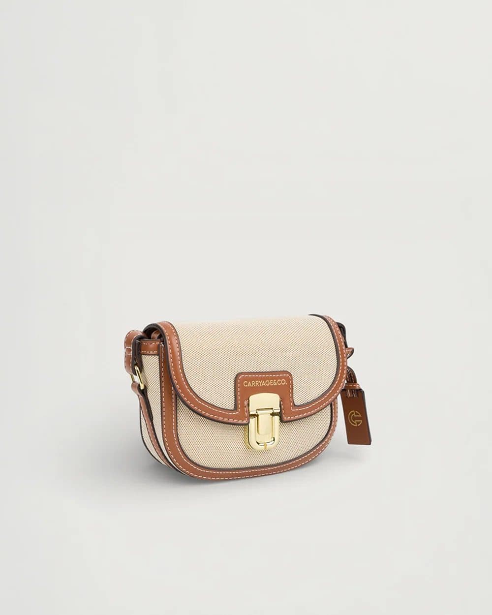 THE CLOVER CROSSBODY – BEIGE image 2