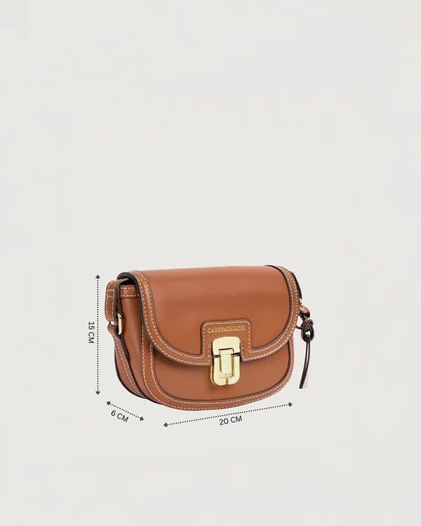 THE CLOVER CROSSBODY – MOCHA BROWN image 6