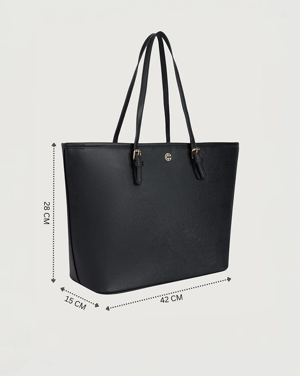 THE HARPER TOTE – JET BLACK image 7