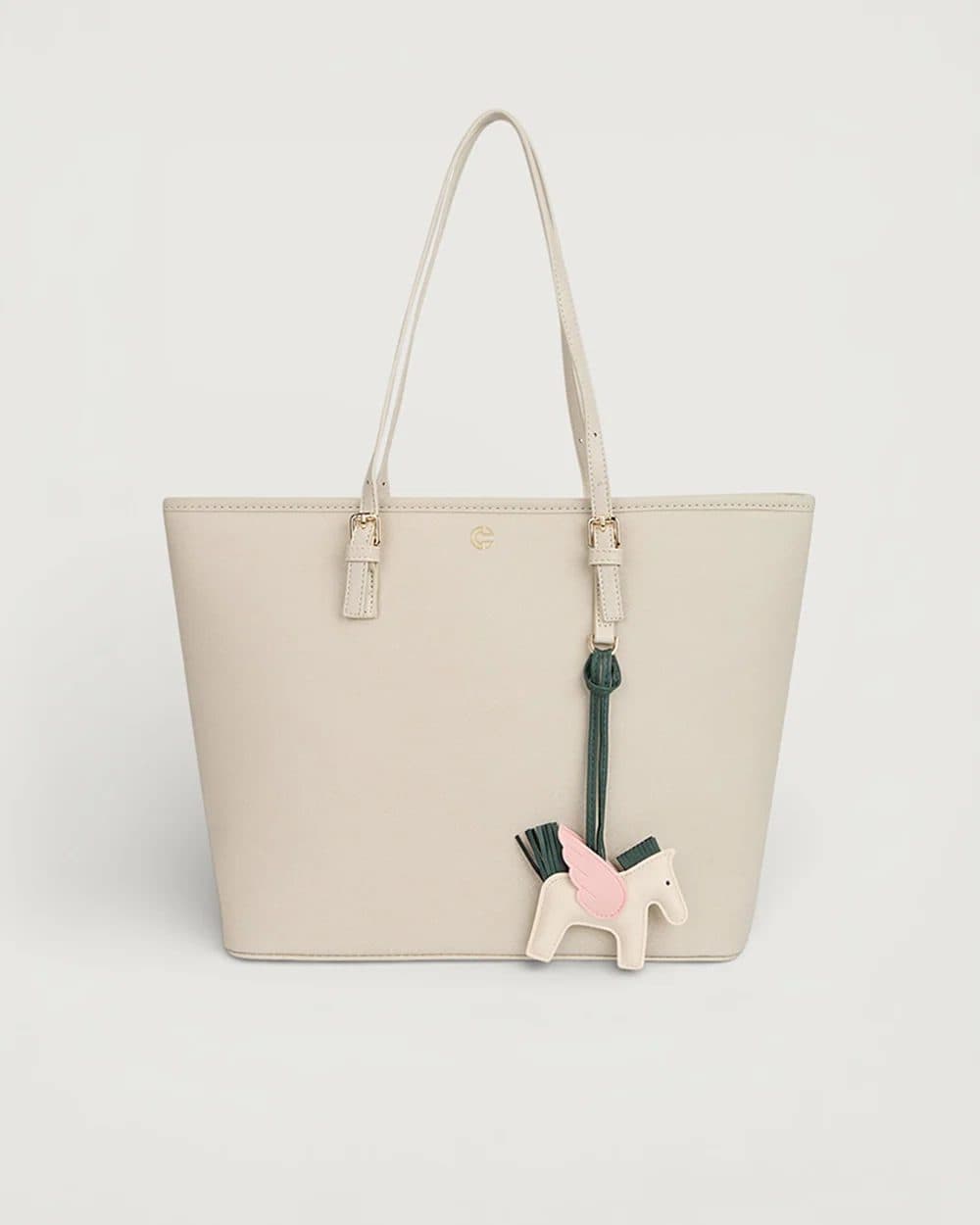 THE HARPER TOTE – WINTER WHITE image 1