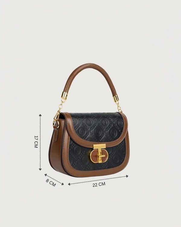 THE MIRA SHOULDER BAG IN - BLACK ESPRESSO image 6