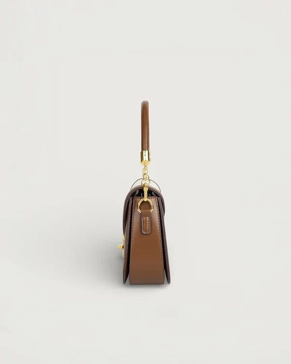 THE MIRA SHOULDER BAG IN - OYSTER CREAM image 3